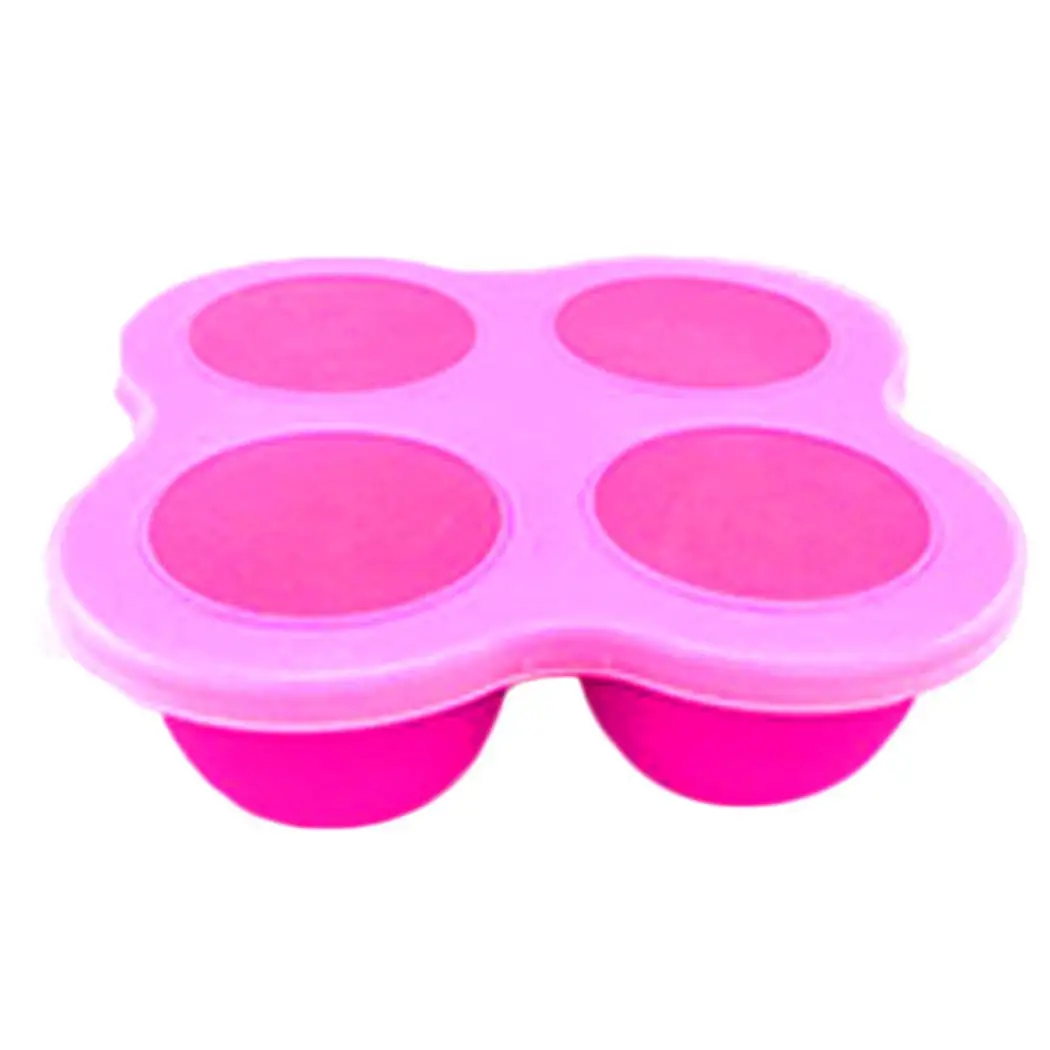 Силиконовая форма для льда кастрюля быстрого приготовления 4 отверстия детского