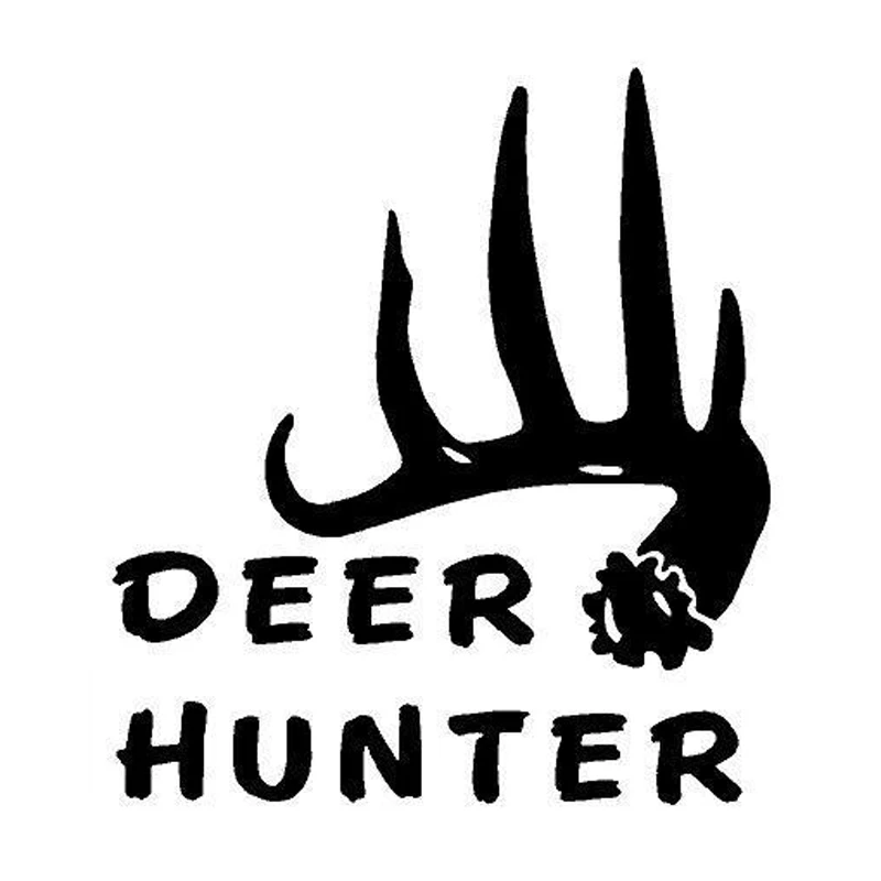 

10.8cm*12.1cm Deer Hunter Decor Car Styling Vinyl Decor Car Sticker S4-0741