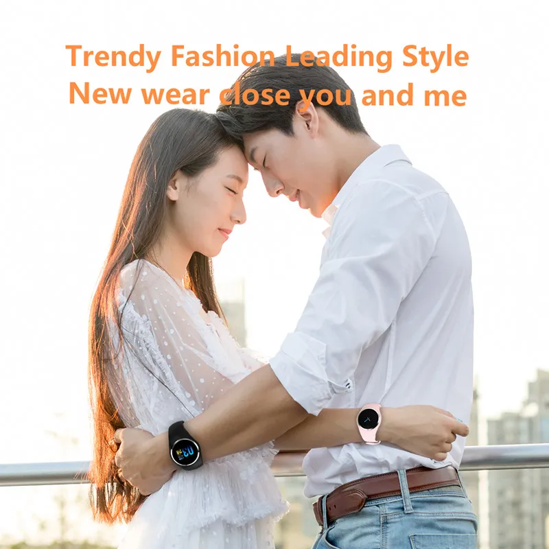 Q1 Смарт часы модные мужские и женские браслет IP67 Водонепроницаемый мониторинга