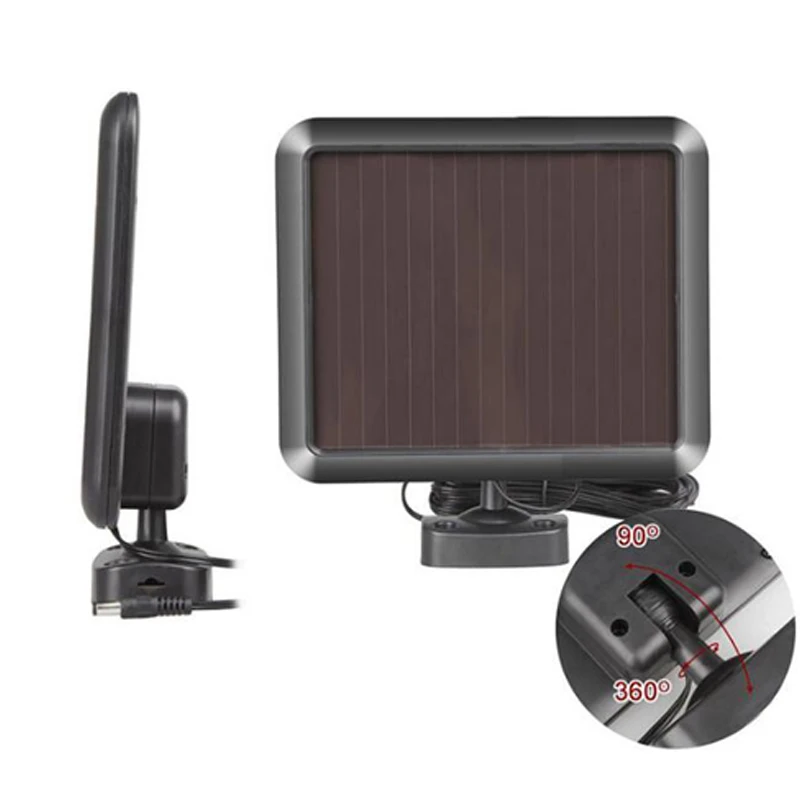 Солнесветильник лампа с инфракрасным датчиком движения 60 Светодиодный поворот