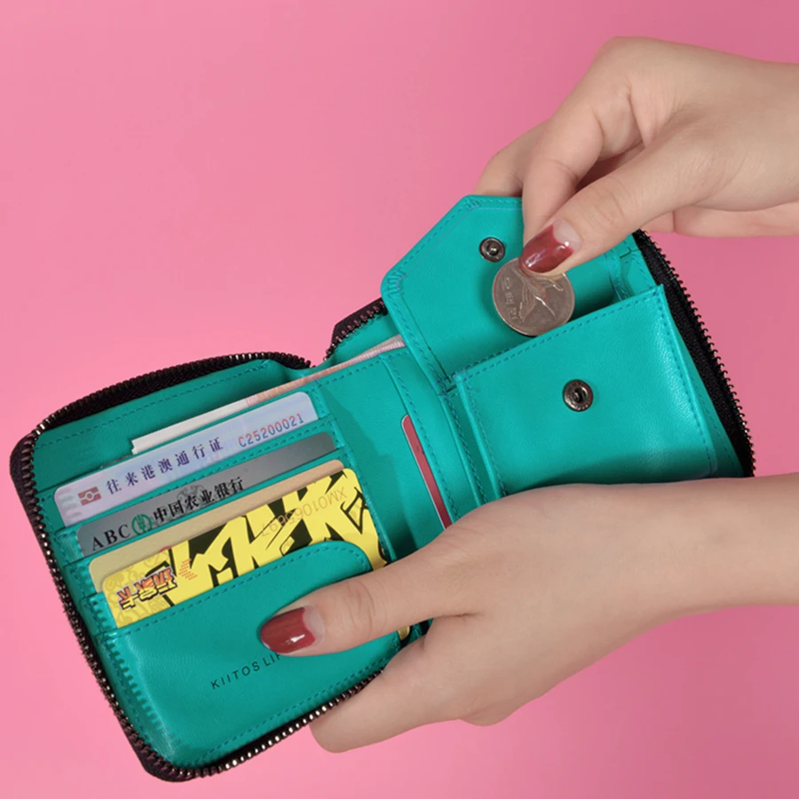 Kiitos Life cute PU Короткие Кошельки для девочек в серии животных (FUN KIK store)|short wallet|wallet