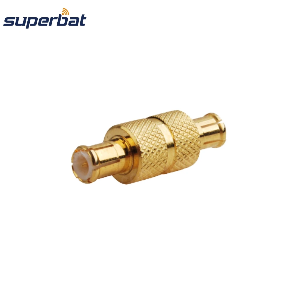 Superbat MCX Aapter штекер к штекеру прямой разъем 50 Ом соединитель RF коаксиальный -