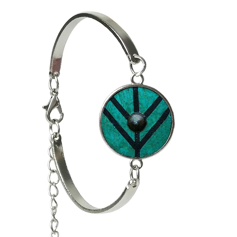 Браслет викингов щит Лагерта кожаный браслет цепочка для мужчин мужская