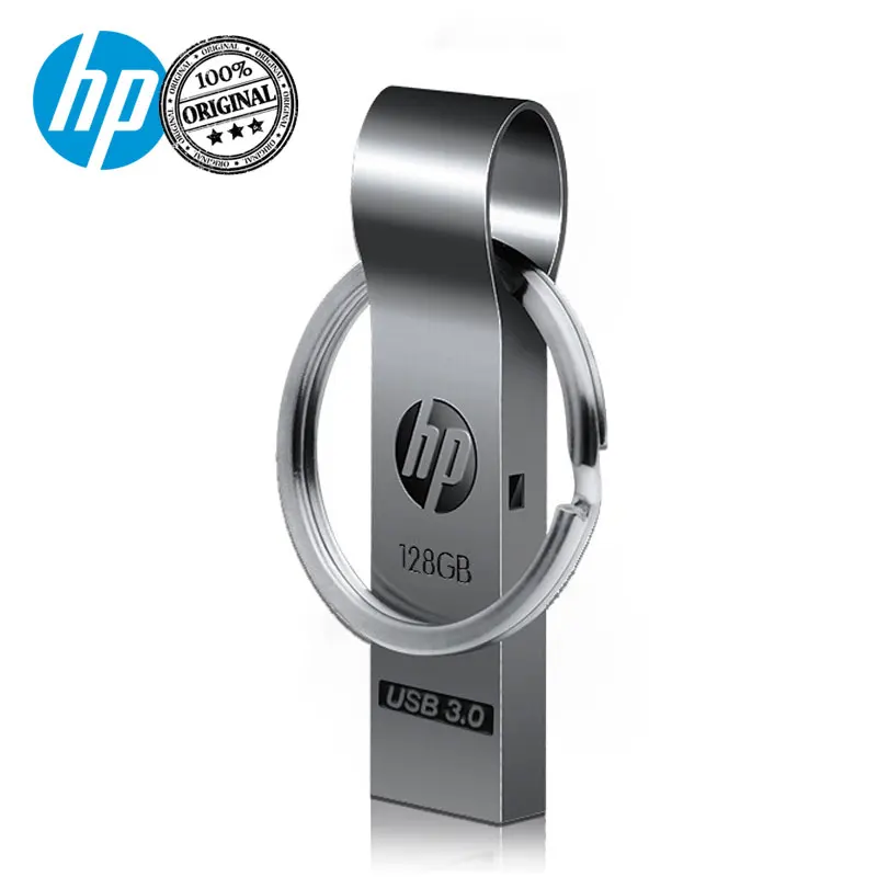 USB флеш накопитель HP 3 0 16 ГБ 32 64 128 металлический деловой диск флешка ГБ|USB