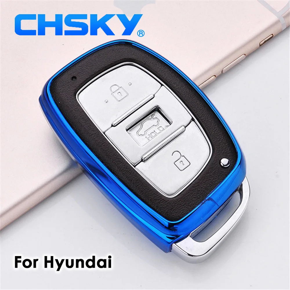 CHSKY автомобильный Стайлинг ТПУ чехол для автомобильного ключа Hyundai Elantra Avante Mistra