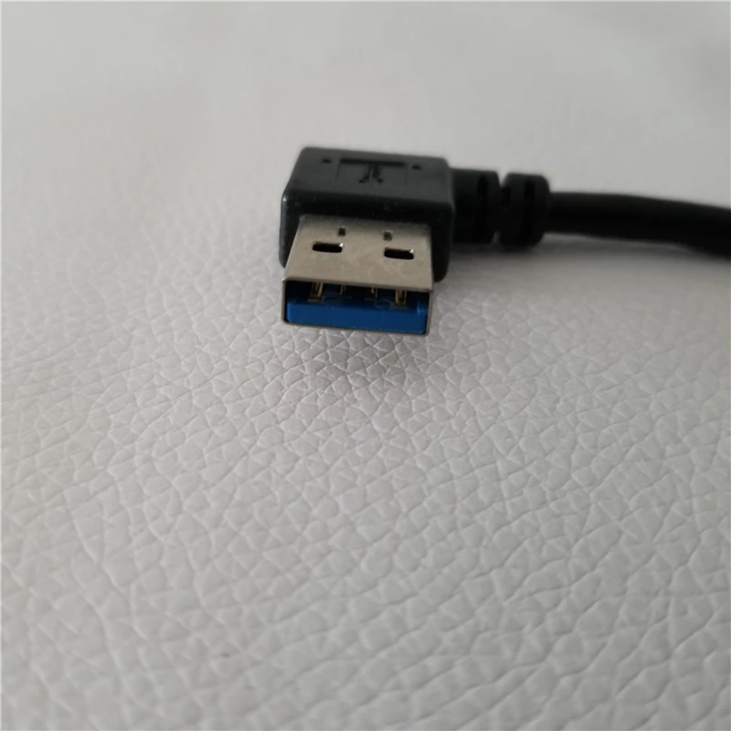 100 шт./лот USB 3 0 высокоскоростной 90 градусов левый угол передачи данных удлинитель