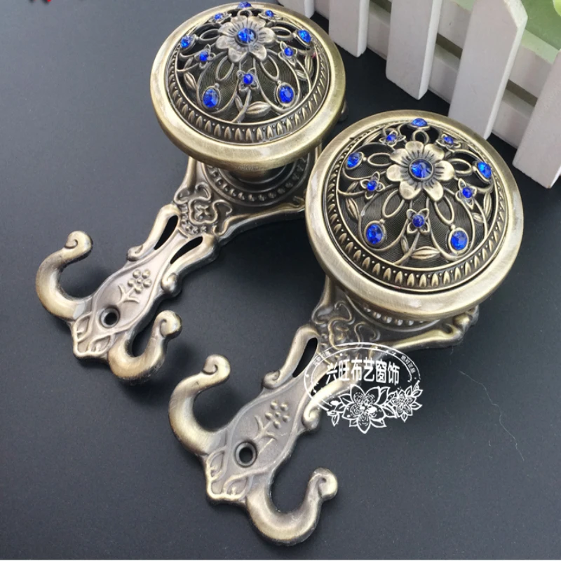 1 пара сплав шторы на крючках настенные часы высокого качества в европейском