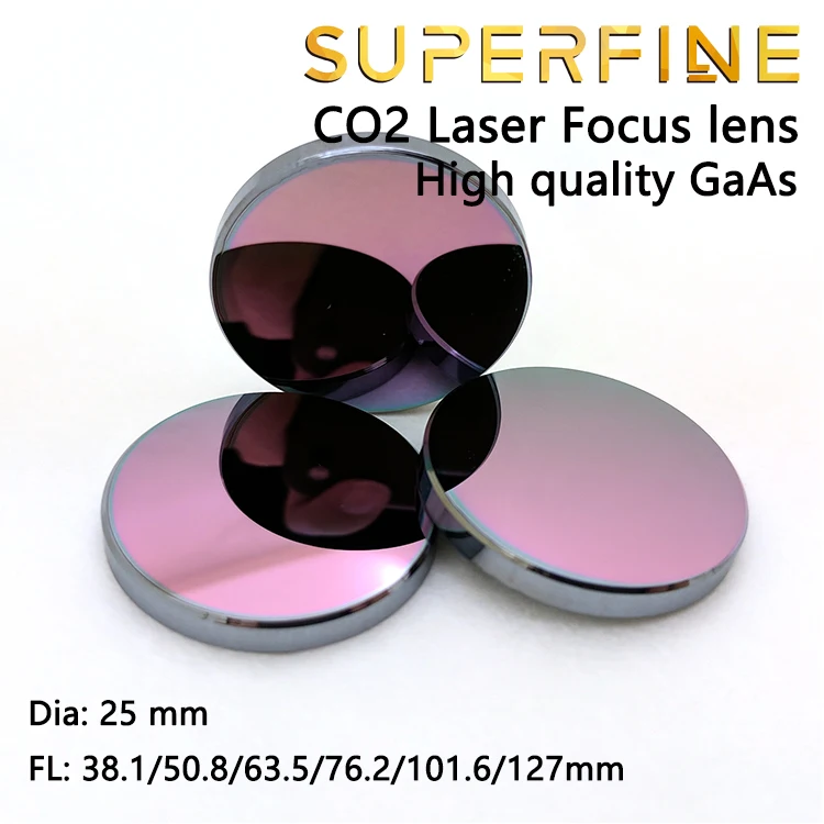 Бесплатная доставка диаметр объектива с лазерным фокусом GaAs CO2. 25 мм FL 63 5 для CO2