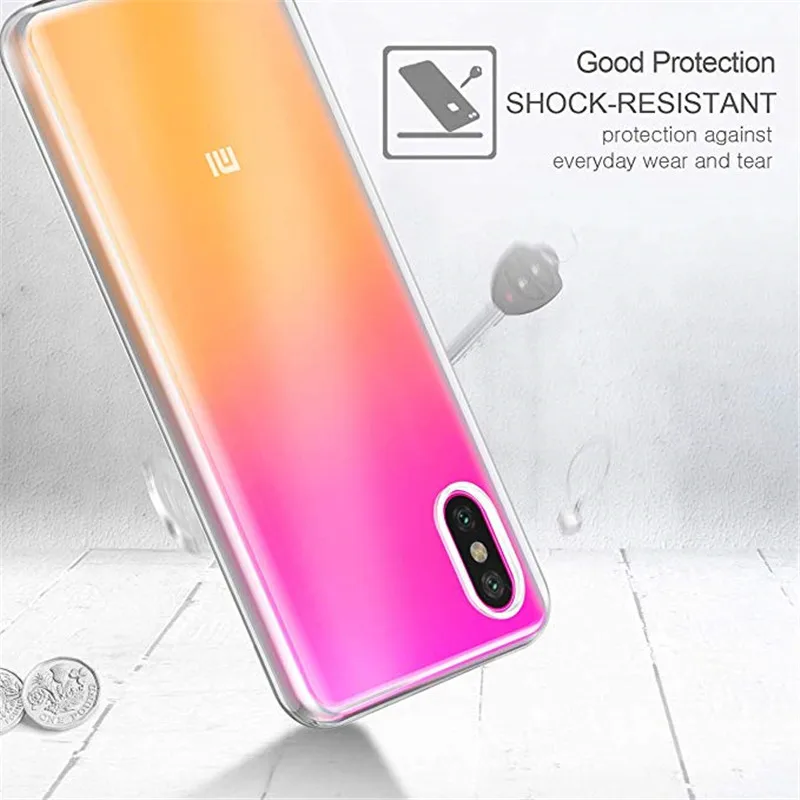 Мягкий прозрачный силиконовый чехол из ТПУ Для Xiaomi Mi 8 Explorer Edition задняя крышка для