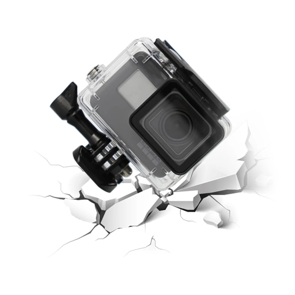 SnowHu для Gopro Hero 7 аксессуары водонепроницаемый защитный чехол дайвинга 45 м 6 5 CameraLD08