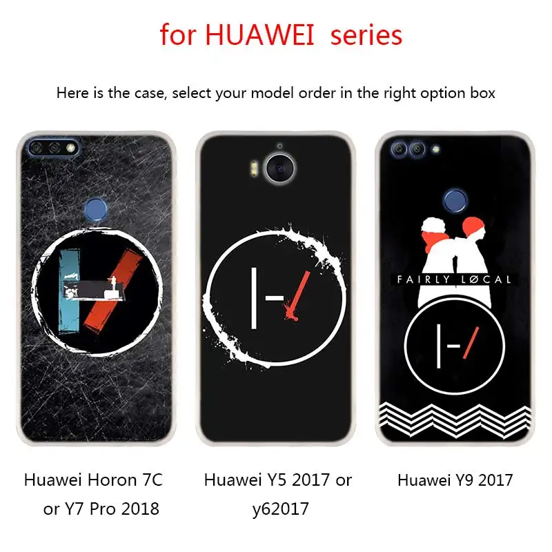 Чехол для телефона с музыкальным принтом Группы 21 Twenty One Pilots Huawei Mate 10 20 Lite 20X Pro Nova 4