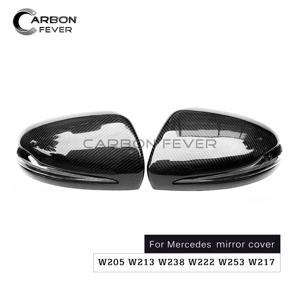Для Mercedes W205 E W213 C238 S W222 C217 GLC X253 крышка зеркала из углеродного волокна|side mirror cover|carbon