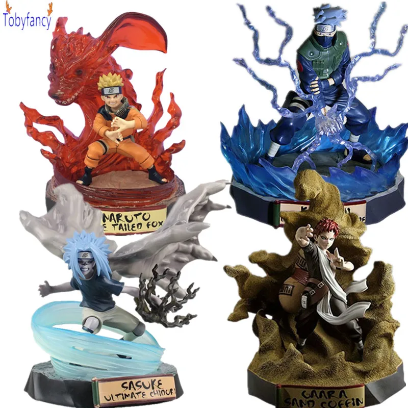 Наруто Саске Какаши Гаара ПВХ фигурку аниме фигурка игрушки из мультфильма