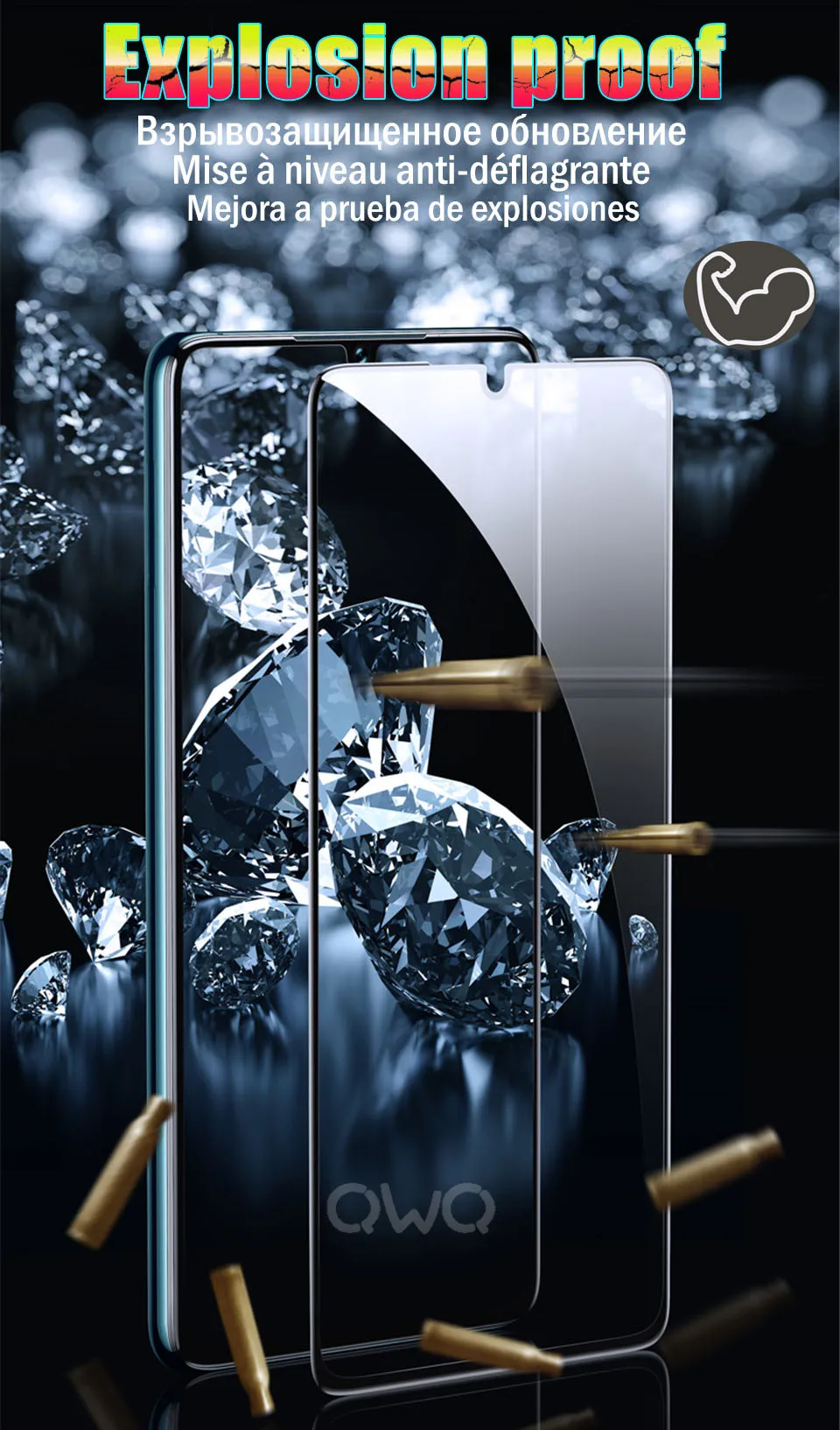 20D защита экрана закаленное стекло для huawei P30 Pro P20 Lite Pro mate 10 Lite профессиональная защитная пленка для P Smart HD Стекло