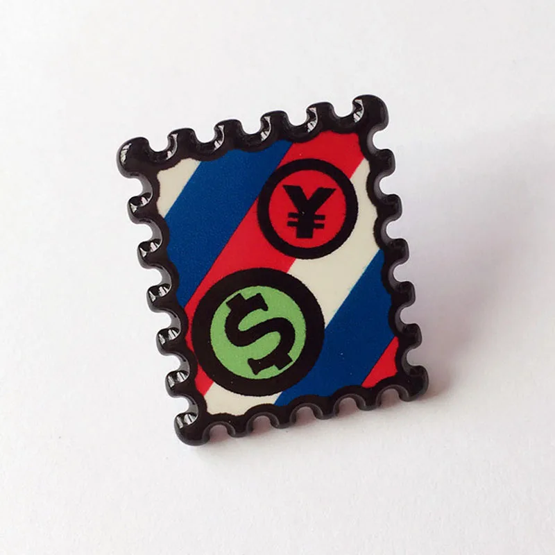 1 шт. знак U подобрать модные pin милый орнамент Цвет самолет Pin в морском стиле