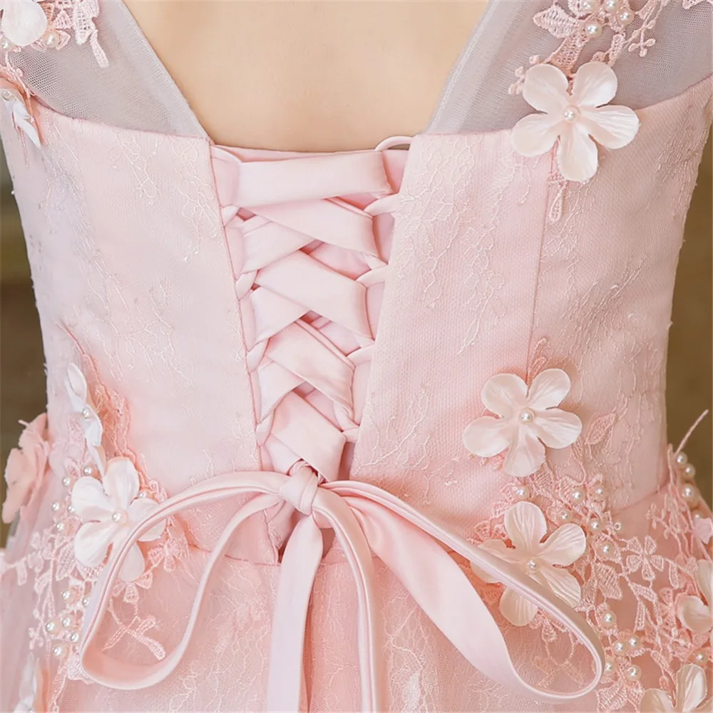 Ruthshen светло розовый/синий/красный дешёвые Выпускные платья 2018 наличии чай Длина