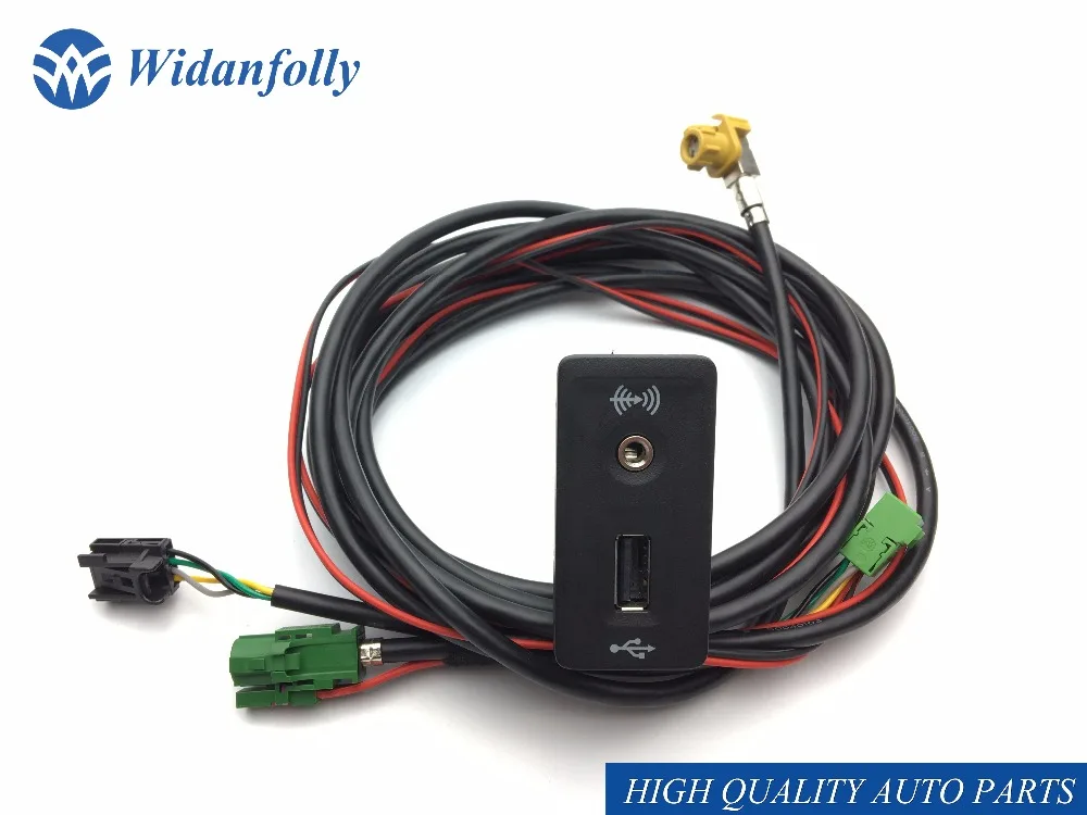 Widanfolly CarPlay MDI USB AMI установочный штекер жгут для Golf 7 MK7 5G0 035 222 E 5G0035222E 5QD 726