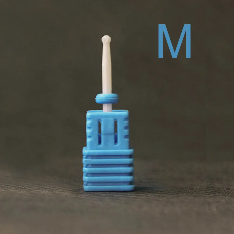 XY M Речное озеро керамический сверло для ногтей для электрического маникюрного станка аксессуары для дизайна ногтей инструменты фреза для электрического маникюра пилки для ногтей - Цвет: XY M