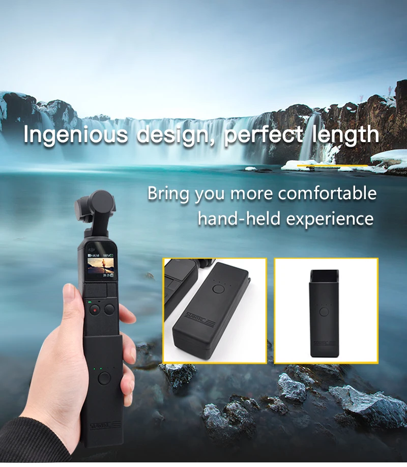 Startrc DJI OSMO Карманный зарядный чехол мини ручка карданный расширительные части аксессуары портативный внешний аккумулятор зарядное устройство