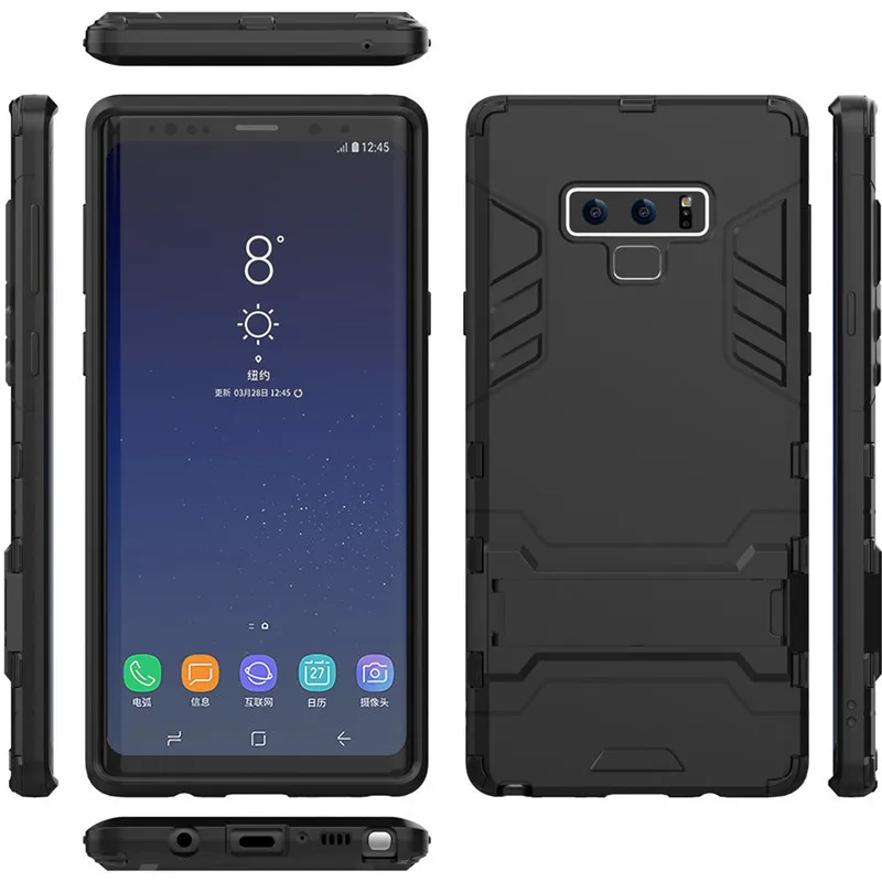 Для samsung Galaxy Note 9 8 4 5 Чехол S8 S9 Plus противоударный прочный армированный жесткий