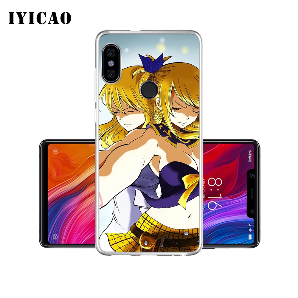 Мягкий силиконовый чехол для телефона IYICAO Lucy Heartfilia Fairy Tail Xiaomi Mi 9 8 SE 6 A1 A2 Lite F1 MIX2S MIX3