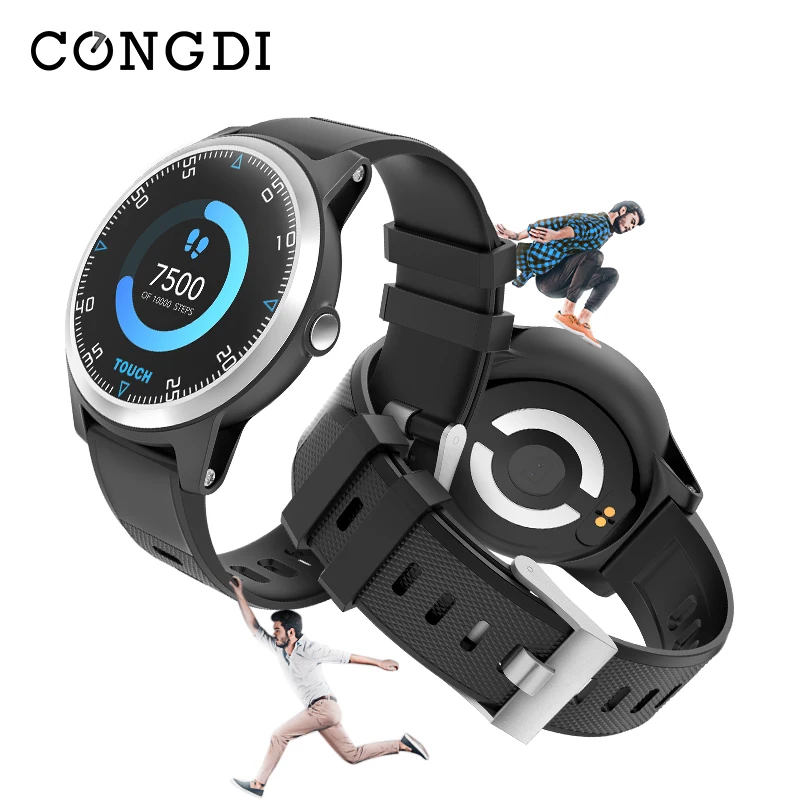 Смарт часы Congdi E101 2019 с пульсометром и тонометром Bluetooth умные фитнес