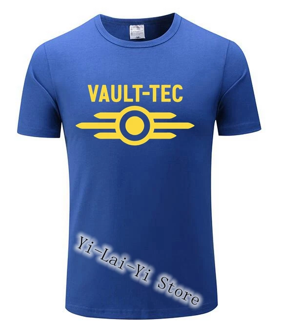 Летняя футболка с логотипом vedle Tec для игр и видеоигр Fallout 2 3 4 одежда Мужская vedle-Tec