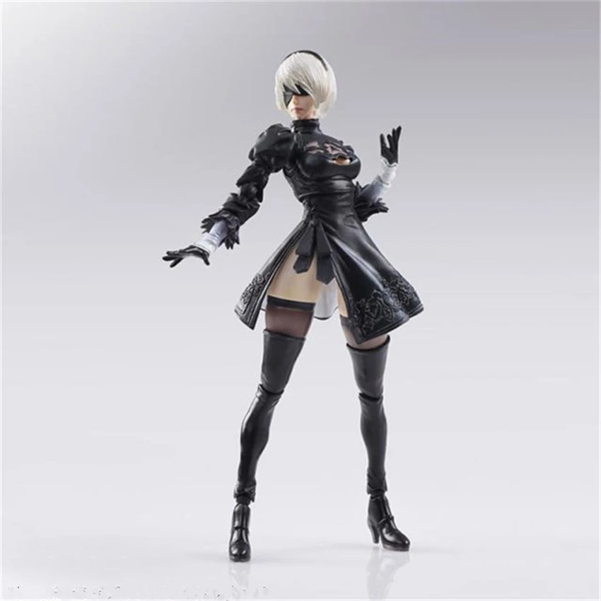 Боевая фигурка NieR Automata YoRHa No. 2 Тип B 2B ПВХ коллекция игрушек кукла аниме мультяшная