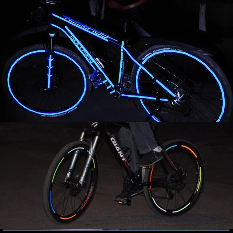 Новая светоотражающая лента флуоресцентная MTB велосипед Велоспорт