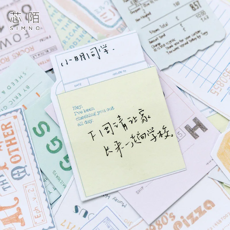 Милый коллаж серии Bullet Journal записываемые стикеры дневник DIY Скрапбукинг стикер