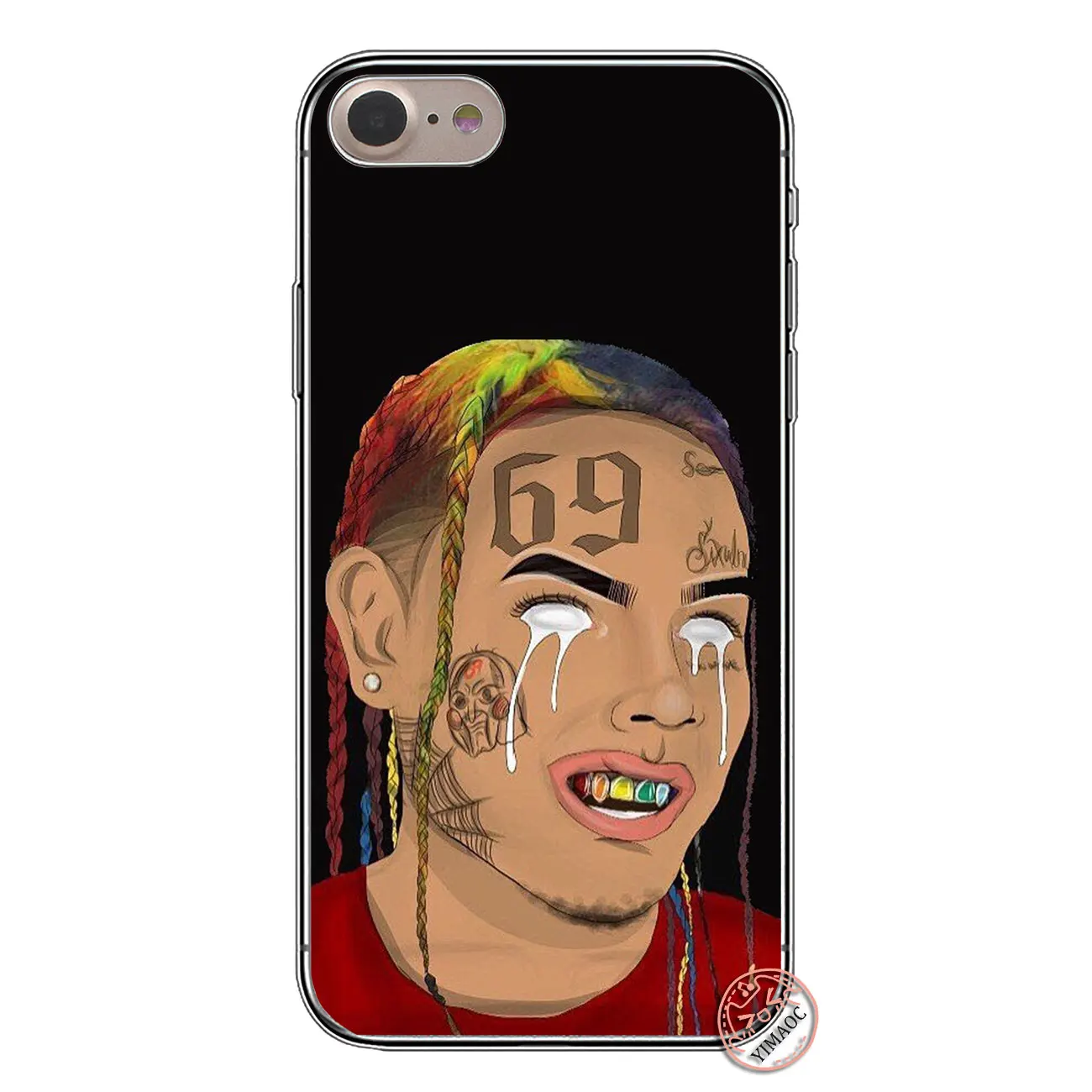 2 YIMAOC хип-хоп рэпер Tekashi 69 6ix9ine тонкий мягкий силиконовый чехол для телефона для iPhone 11 Pro X XR XS Max 6 6S 7 8 Plus 5 5S SE 10 - Цвет: 2
