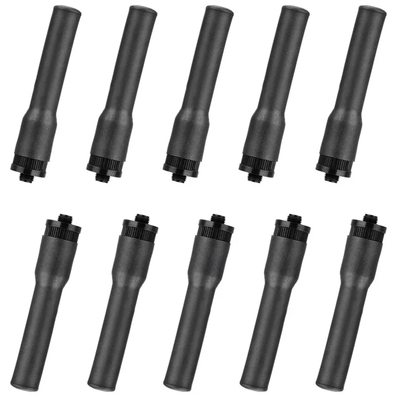

2pcs NEW NA-810 2.5 Inch Mini Whip (144/430Mhz) SMA-Female Rubber Antenna for BAOFENG UV-5R UV-82 888S PUXING PX-888 TYT TH-UVF1