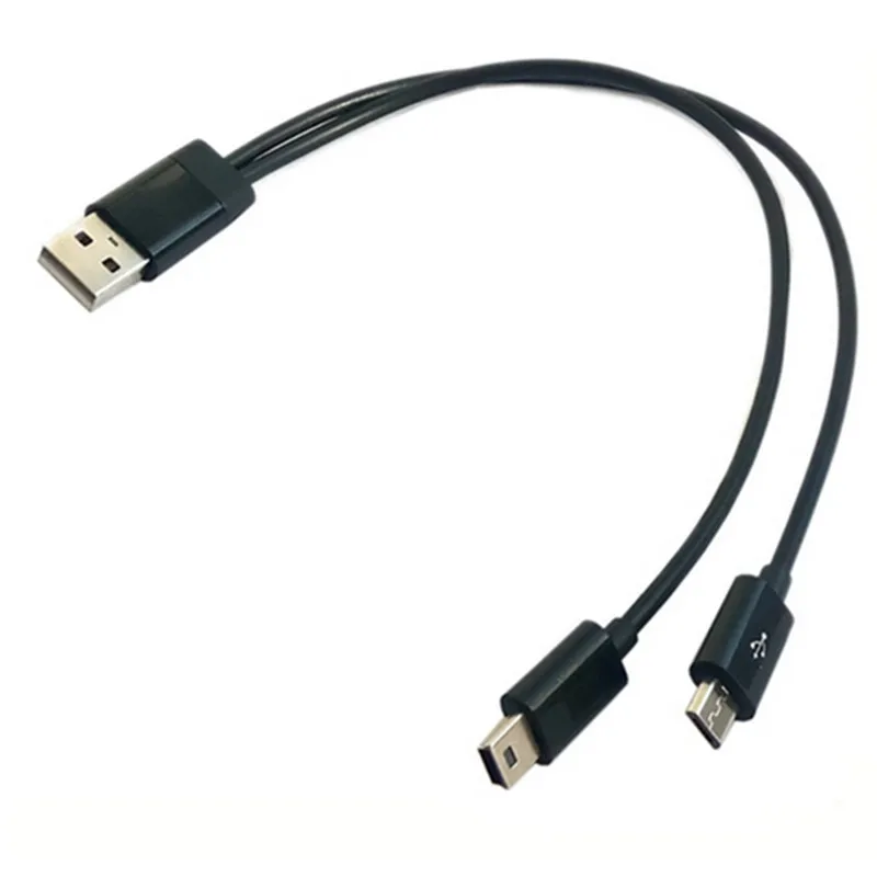 Usb кабель 2 в 1 5 шт. мини usb и micro USB 0 контактный разъем Y для зарядки синхронизации