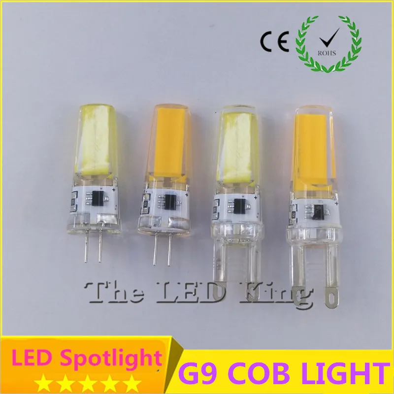 1 шт. силиконовая светодиодная Подвесная лампа G4 COB 3 Вт 6 G9 9 220 в 12 В AC/DC 360 | Лампы и