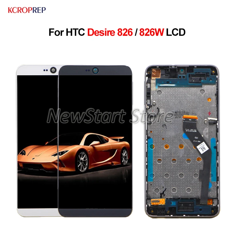 Для htc Desire 826 ЖК-дисплей кодирующий преобразователь сенсорного экрана в сборе
