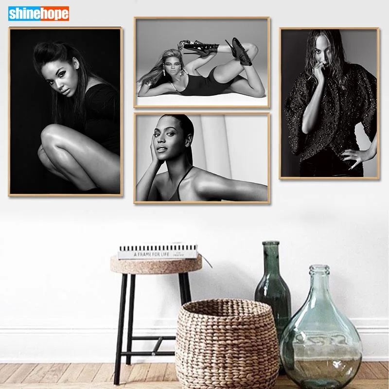 На заказ Beyonce плакат Холст плакат 30X45 см, 40X60 см художественная отделочная ткань для дома ткань настенный плакат печать шелковая ткань