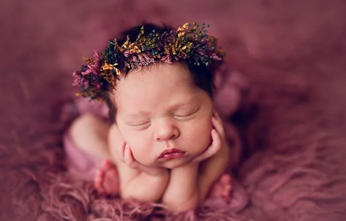 Реквизит для фотосъемки новорожденных Caixia Сказочный головной убор настоящий