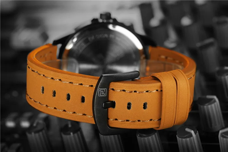 NAVIFORCE Luxury Brand Дата Японии Movt Квадратной Мужчины Кварцевые Casual Часы Армии Военные