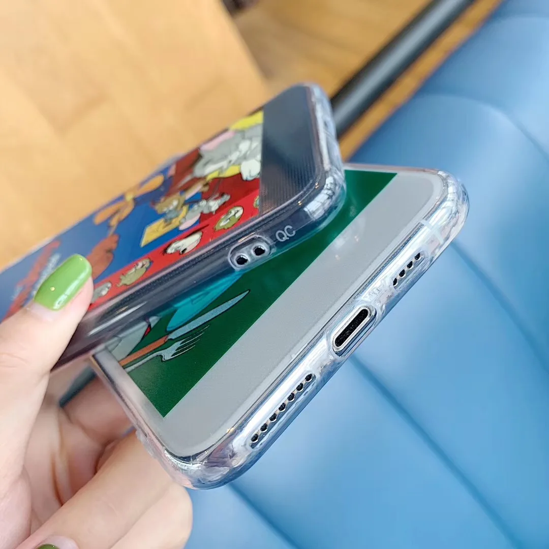 Чехол для телефона с изображением Тома и Джерри iphone Xs MAX XR X 6 6s 7 8 plus забавный узор