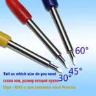 Нож для плоттера Roland Blade GCC, 5 шт., нож для плоттера, 30, 45, 60 градусов, твердосплавные режущие лезвия для плоттера