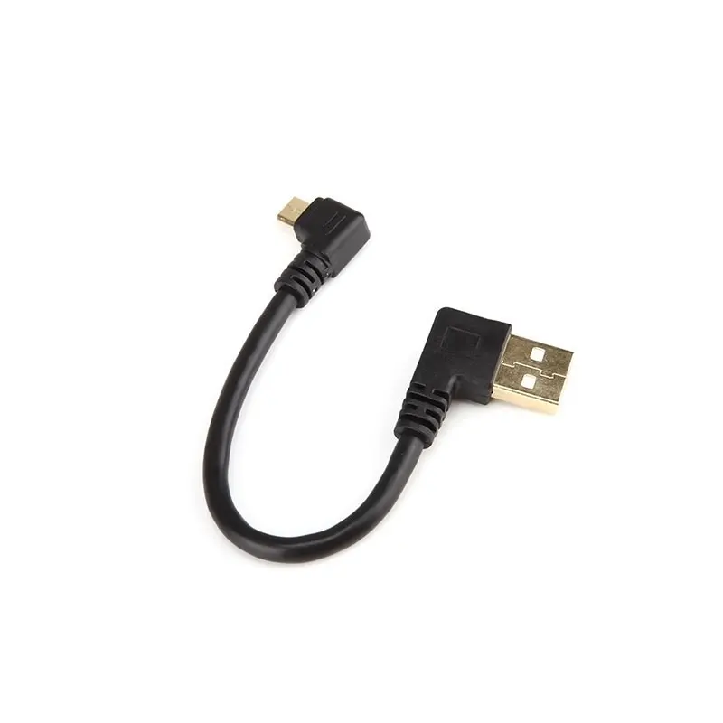 Адаптер для кабеля с левым углом 2 0 А папа Micro B 5 Pin 1 м|Компьютерные кабели и