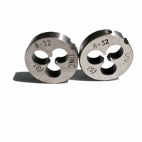 cost sale of 2pcs alloy steel made unc 6 32unf 6 40 manual dies threading tools for metal workpieces threading work