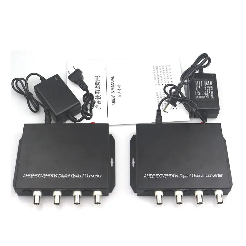 HD CCTV 1080 P CVI AHD TVI 4CH видео волоконно-оптический медиаконвертер с RS485Data | Электроника