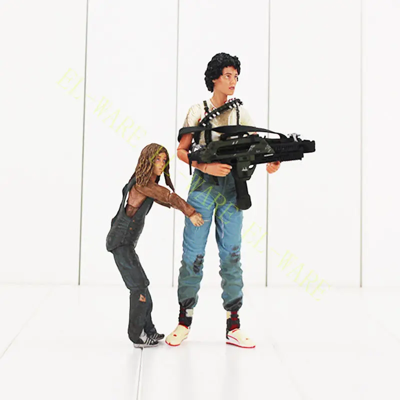 7 дюймов NECA Чужой Рипли И Ньют Deluxe Pack &quot30th юбилей ПВХ фигурку Модель Коллекция