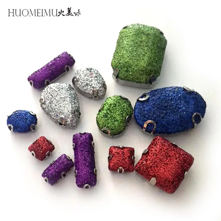 Специальные формы один коготь d в форме четыре отверстия стекло смолы алмазные