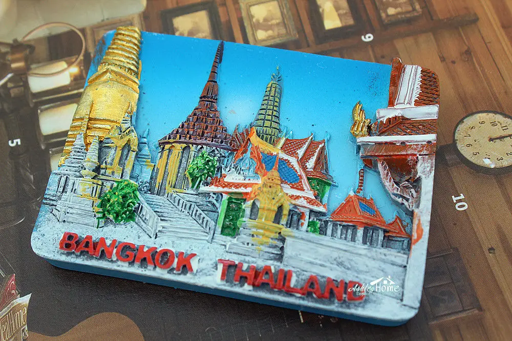 Туристический сувенир из Бангкока Таиланд 3D искусственная смола подарок|travel