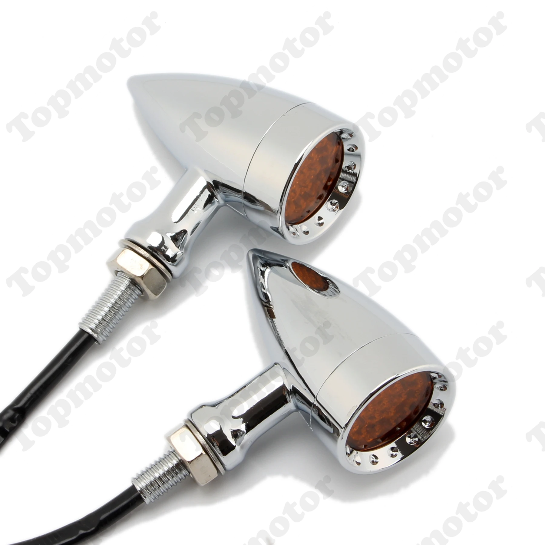 Хромированный 20 светодиодный стоп-сигнал для мотоцикла Harley Chopper Bobber Custom XL Dyna Softail |