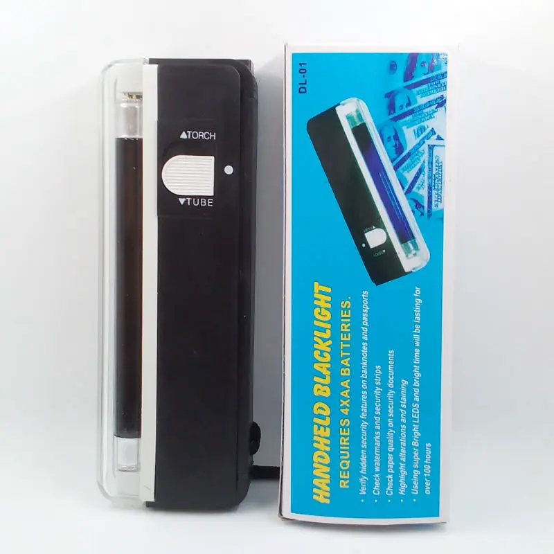 3 шт. детектор денег с факелом портативный УФ ультрафиолетовый светодиодный