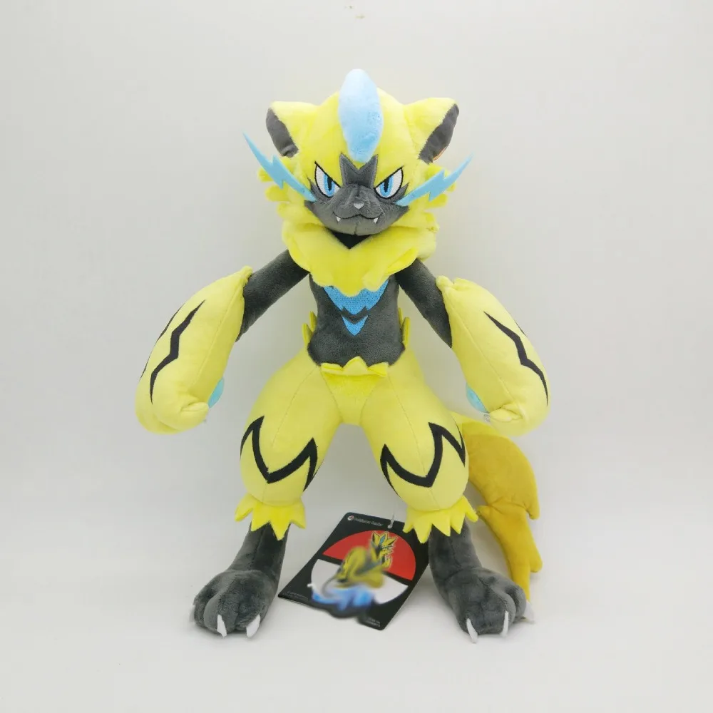 32 см Zeraora плюшевые Электрический Кот зверь системы качества качели игрушки для