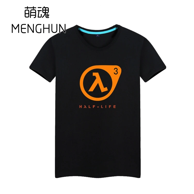 

Half life concept game fans t shirts new high quality game tee shirt men's cotton shirts Half life t shirts ac613